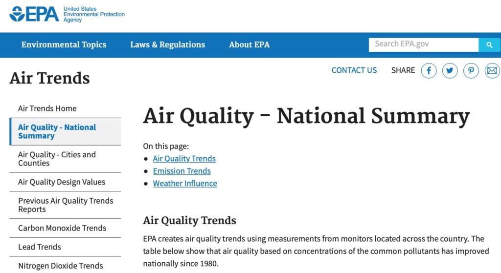 EPA Air Quality