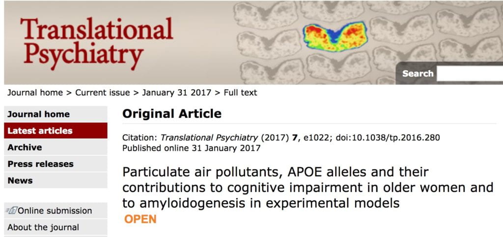 APOE alleles and their contributions to cognitive impairment