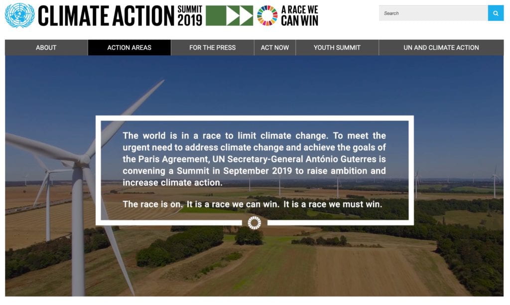 United Nations statement on climate crisis: Global emissions are reaching record levels and show no sign of peaking. The last four years were the four hottest on record, and winter temperatures in the Arctic have risen by 3°C since 1990. Sea levels are rising, coral reefs are dying, and we are starting to see the life-threatening impact of climate change on health, through air pollution, heatwaves and risks to food security.