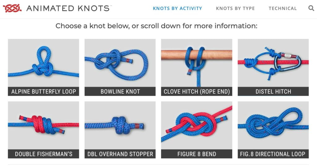 Animatd knots