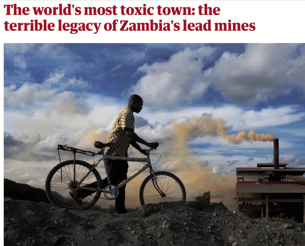 The world's most toxic town: the terrible legacy of Zambia's lead mines