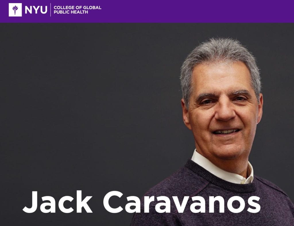 Dr. Jack Caravanos is presently Professor at the College of Global Public Health at NYU. He received his Master’s Degree in Environmental Health Engineering and proceeded to earn his DrPH from Columbia University. He is board certified in industrial hygiene (CIH) and prides himself as being a practicing field-based environmental health scientist. Since 2005, Dr. Caravanos has assisted the international NGO, Pure Earth, with its Toxic Site Inventory Program and has traveled to over 20 countries assisting partners in both the private and governmental sector in sampling and assessing environmental health threats from hazardous waste sites and operations. Dr. Caravanos conducted dozens of environmental health assessments of e-waste sites, backyard smelters, gold mining sites and tanneries.