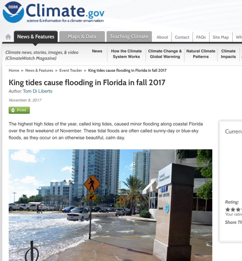 King Tides Florida 