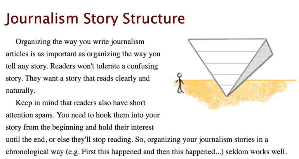 How to write a news story