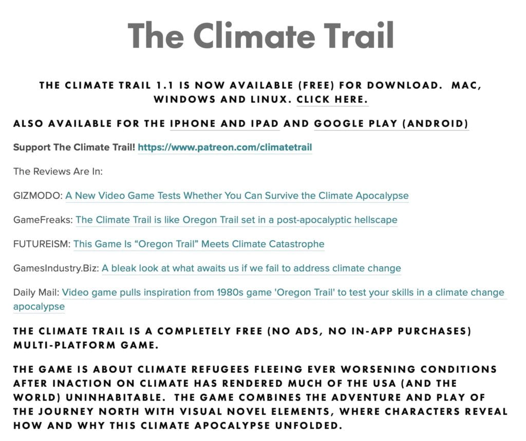 The Climate Trail 