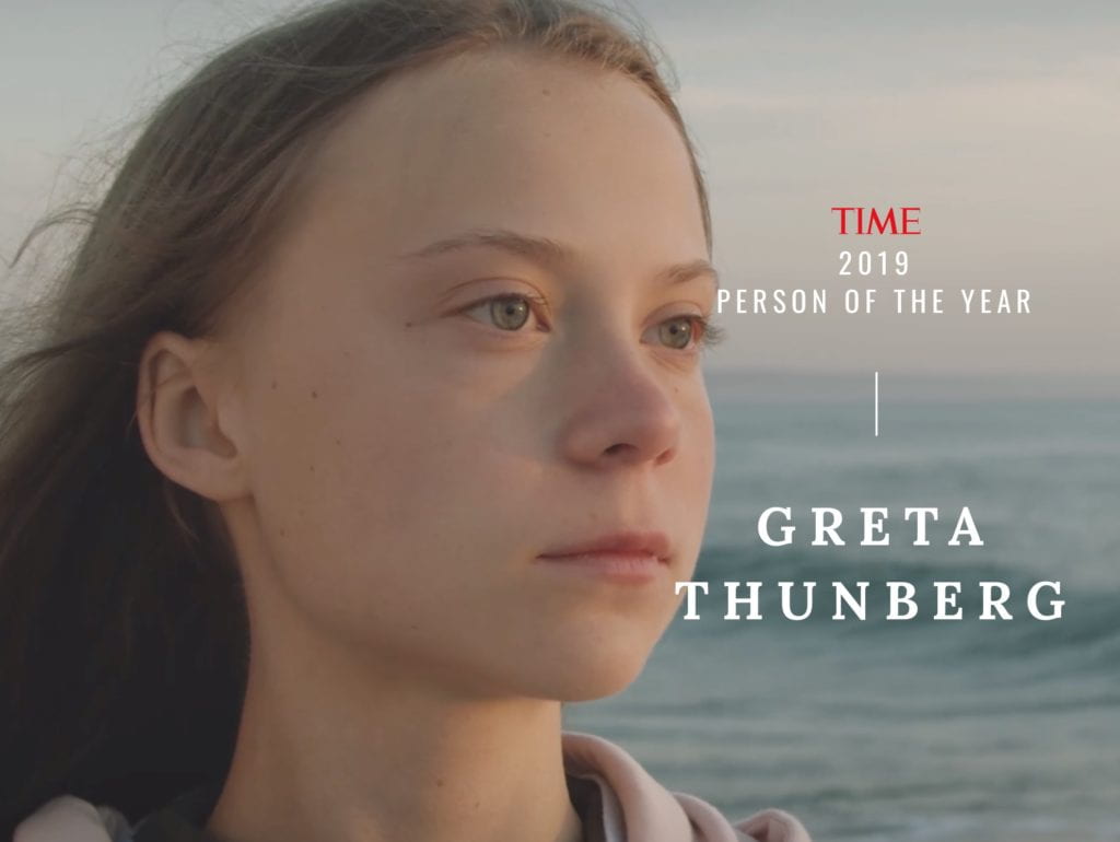 Greta Thunberg, TIME PERSON OF THE YEAR