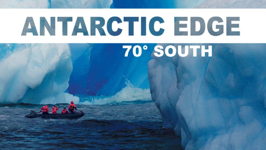 Antarctic Edge: 70° South (2015) -In 2014, scientists declared West Antarctic ice sheet melt unstoppable, threatening the future of our planet. In the wake of devastating climate events such as Hurricane Sandy, NJ-based oceanographer Oscar Schofield teams up with a group of world-class researchers in a race to understand climate change in the fastest winter-warming place on earth: the West Antarctic Peninsula. Trekking through dangerous and uncharted landscape, these scientists push the limits of their research and come to terms with the sacrifices necessary to understand this rapidly changing world.