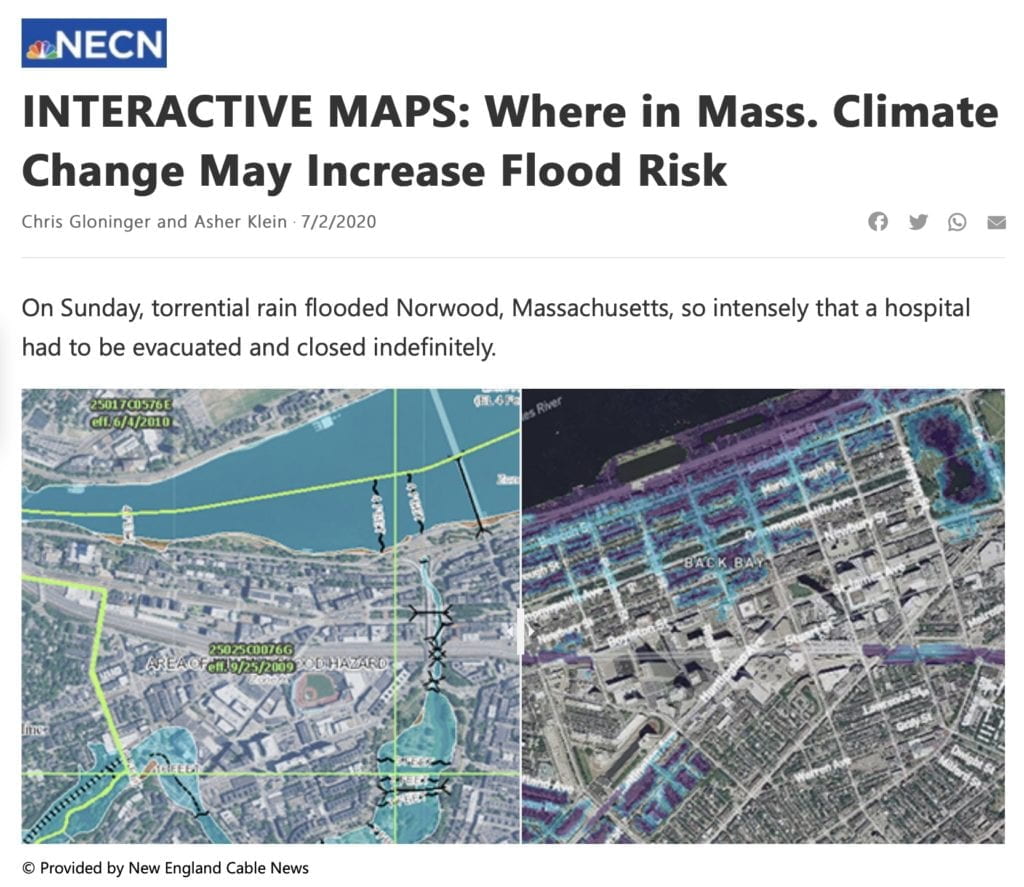 INTERACTIVE MAPS: Where in Mass. Climate Change May Increase Flood Risk