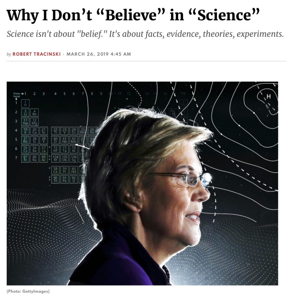 Why I Don’t “Believe” in “Science”