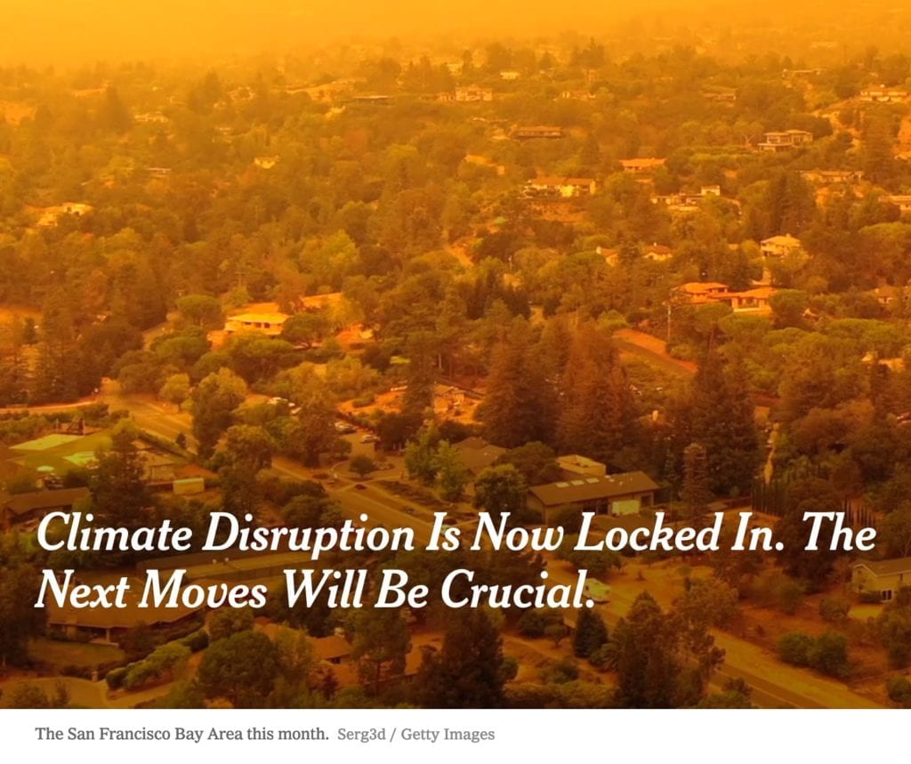 America is now under siege by climate change in ways that scientists have warned about for years. But there is a second part to their admonition: Decades of growing crisis are already locked into the global ecosystem and cannot be reversed. This means the kinds of cascading disasters occurring today — drought in the West fueling historic wildfires that send smoke all the way to the East Coast, or parades of tropical storms lining up across the Atlantic to march destructively toward North America — are no longer features of some dystopian future. They are the here and now, worsening for the next generation and perhaps longer, depending on humanity’s willingness to take action.