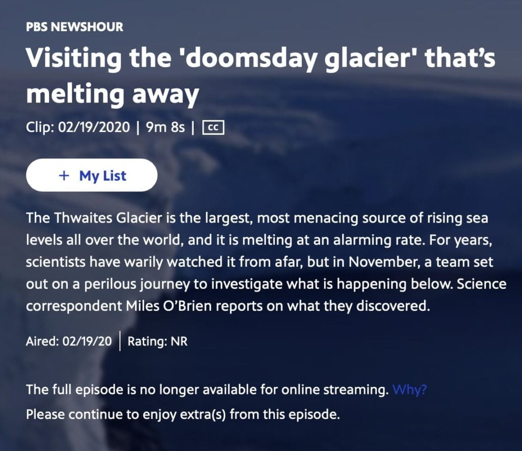 Visiting the 'doomsday glacier' that’s melting away