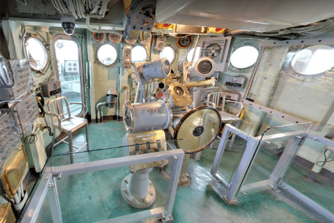 Inside of the Navigation Bridge