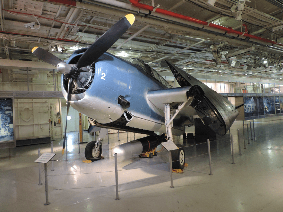 The TBM Avenger was the largest aircraft to operate on Intrepid during World War II.