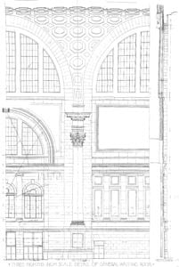 A plan of Penn Station