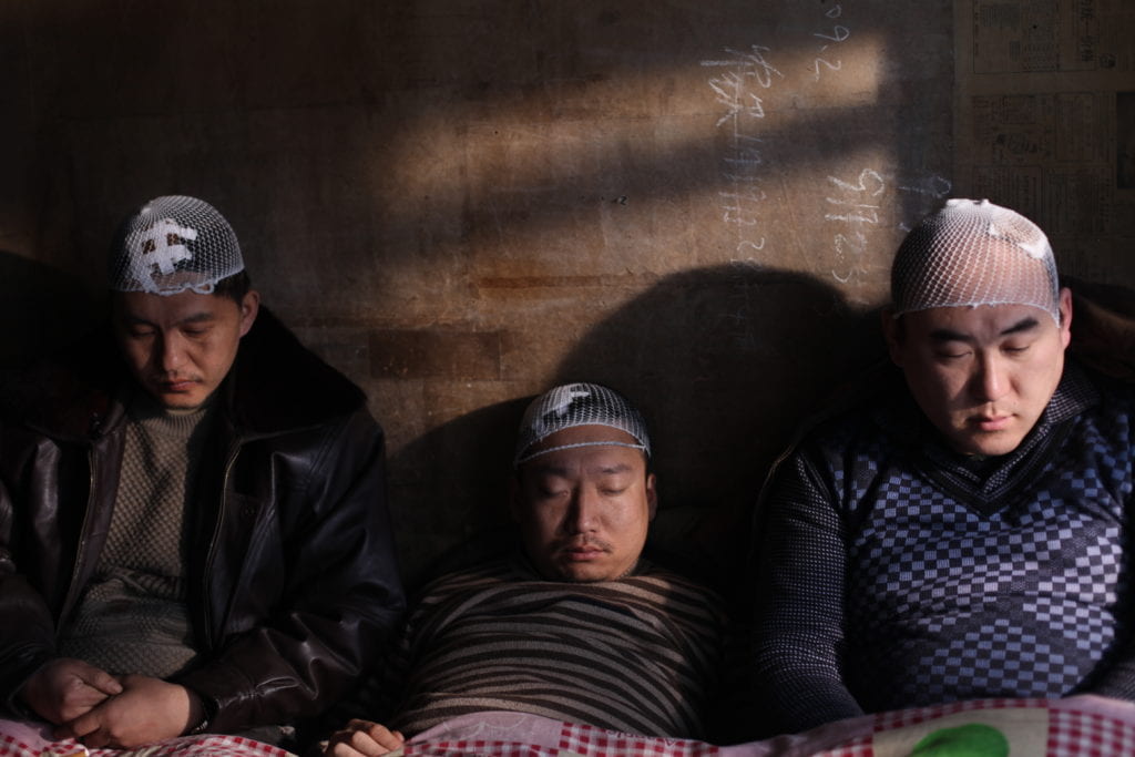 Still from "Hammer and Sickle Are Sleeping" by Geng Jun