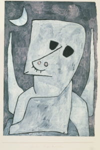 "Angel Applicant" Paul Klee, 1939, Metropolitan Museum of Art. 