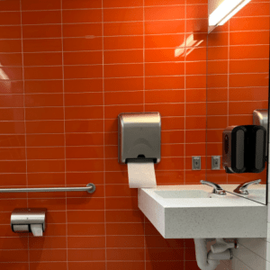 Restroom on the 3rd floor of 370 Jay Street