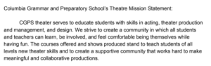 Mock Mission Statement