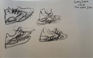 Blind Contour Shoes