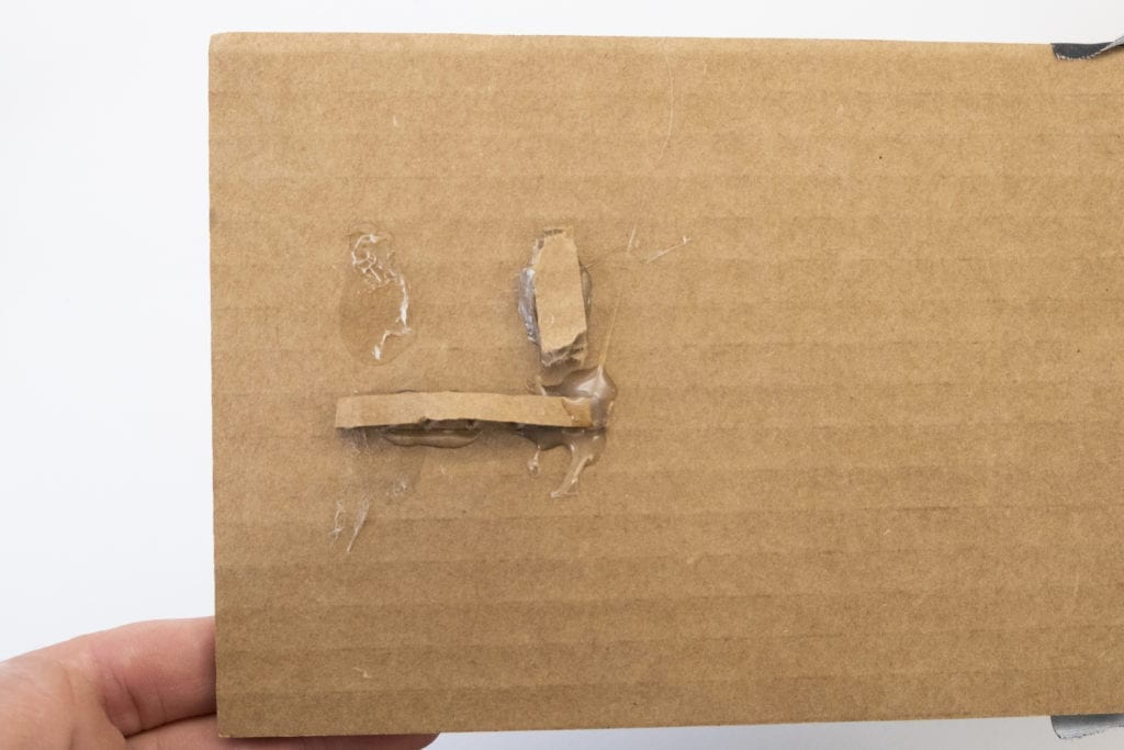 Cardboard lock 