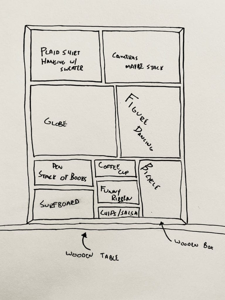 Sketch of my Cornell Box