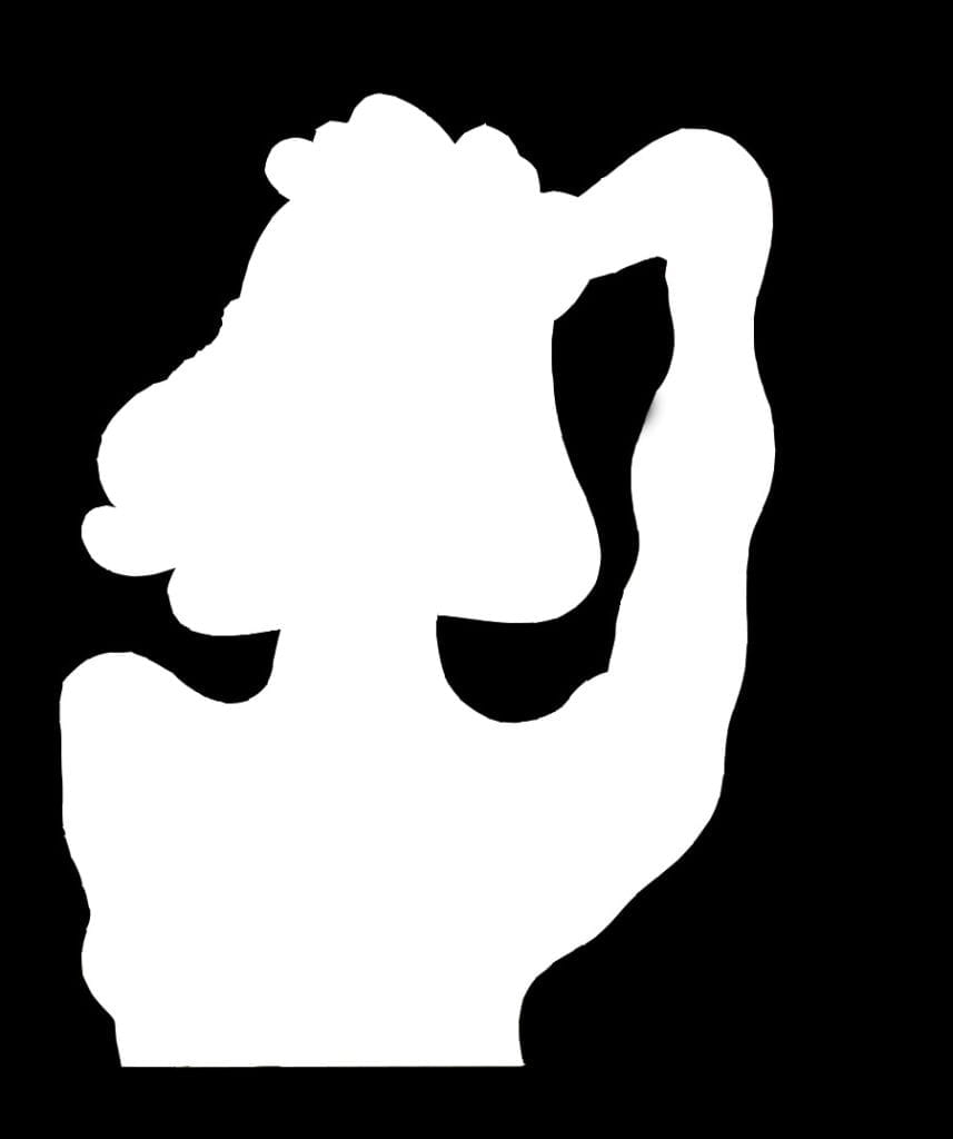 Silhouette Of a Harry Who Painting