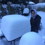 Photo of Deborah Shapiro in the snow