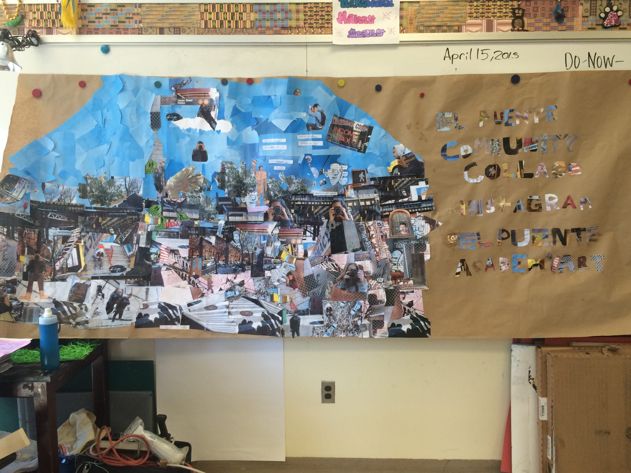 The El Puente community collage 