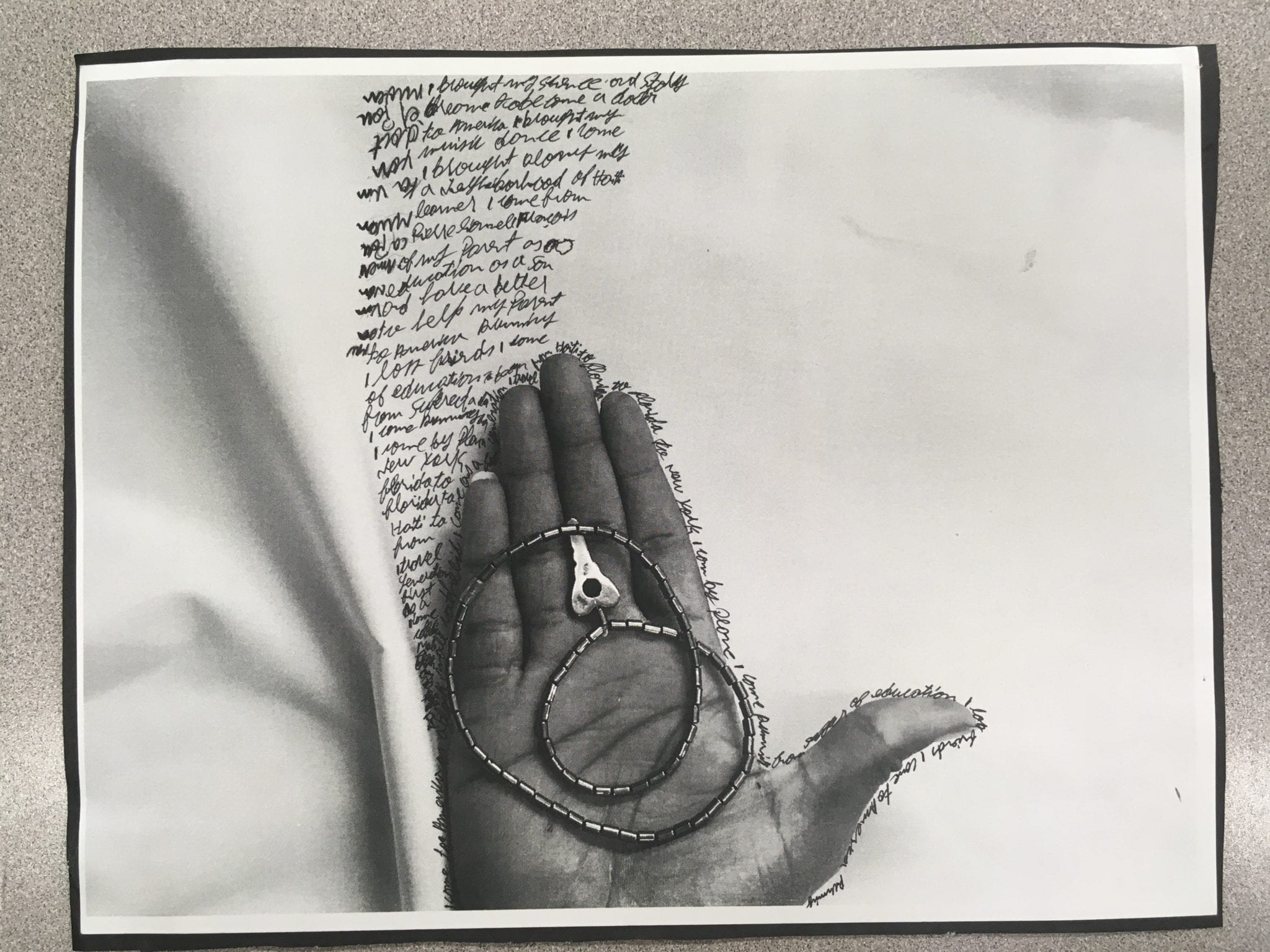 Student Artwork from My Journey, My Identity unit.