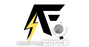 The group logo consisting of big "A" and "F" which are from our group name "Adaptive Force".