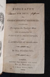 Title-page of book showing ownership inscription, crossed out.