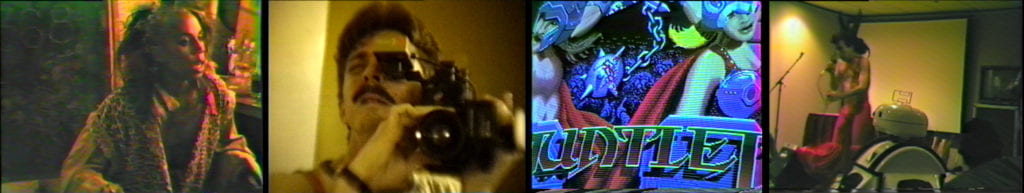 Sample images from the Nelson Sullivan Video Collection.