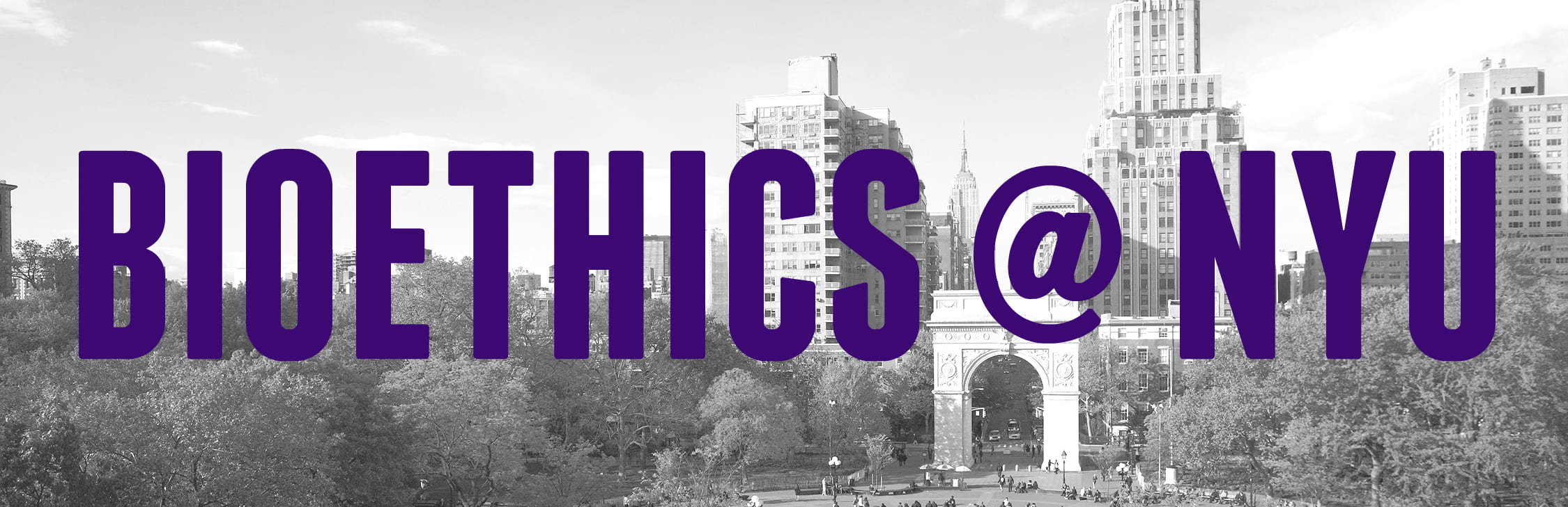 Bioethics at NYU logo