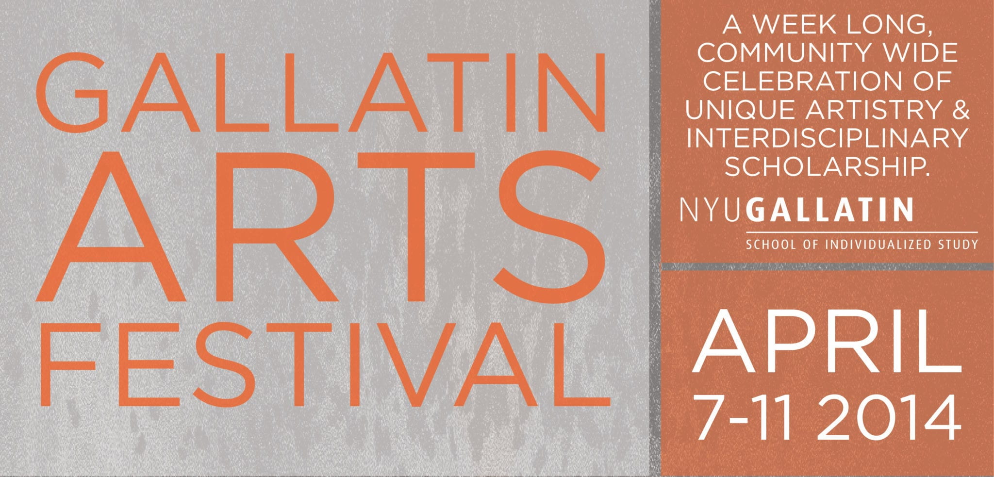 Poster for the 2014 Gallatin Arts Festival