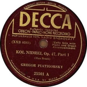 decca Kol Nidre