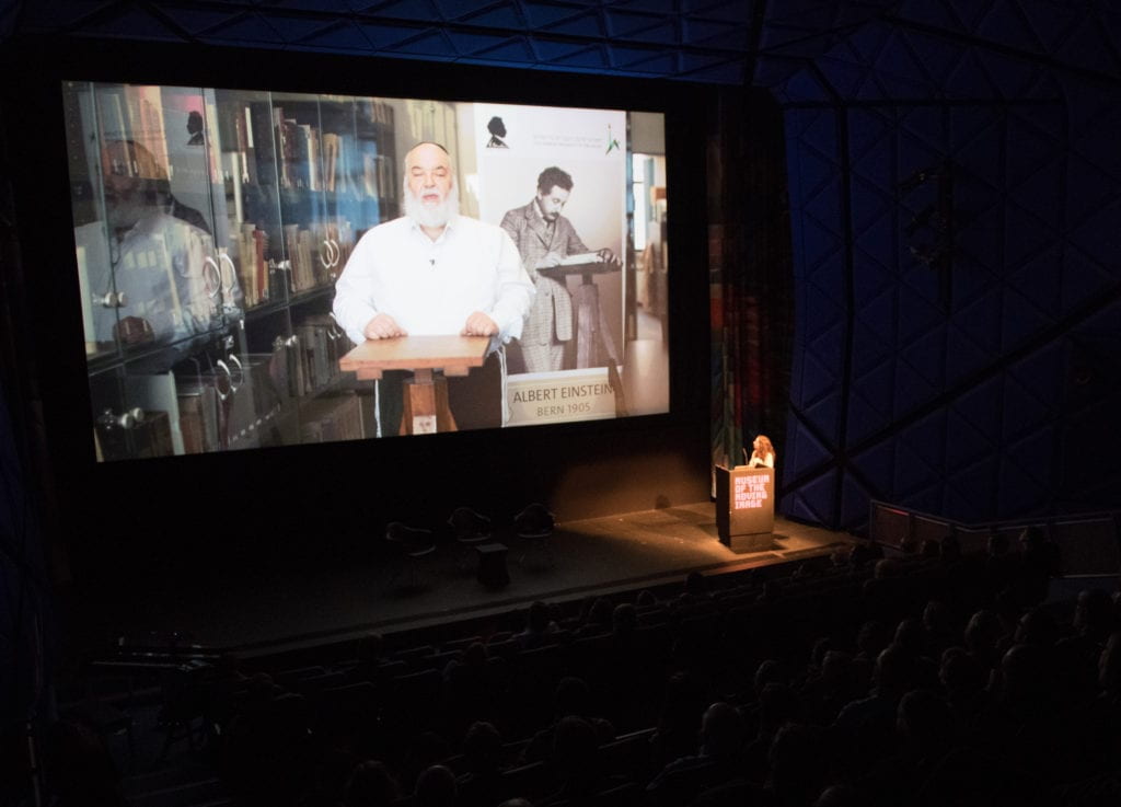 Dr. Roni Grosz, curator of the Albert Einstein Archives 