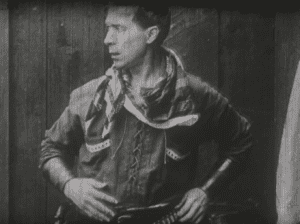 Hart, frame from the unrestored Museo 16mm film.