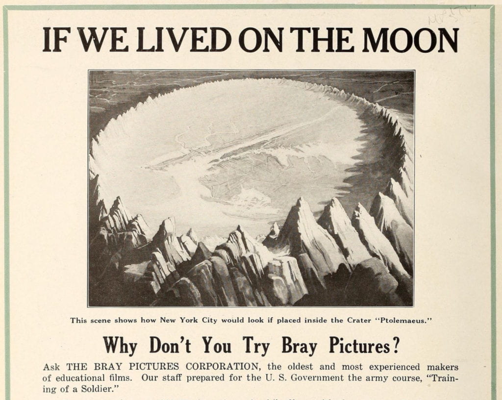 ad for If We Lived on the Moon