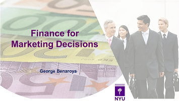 Finance for Marketing Decisions