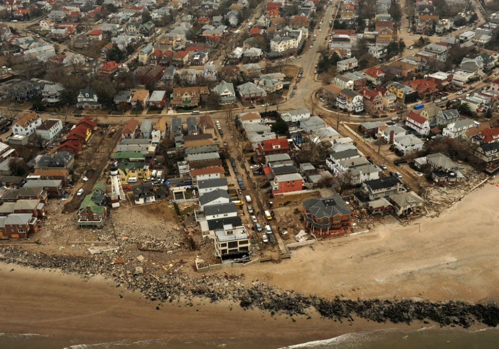 Coastal view of houses