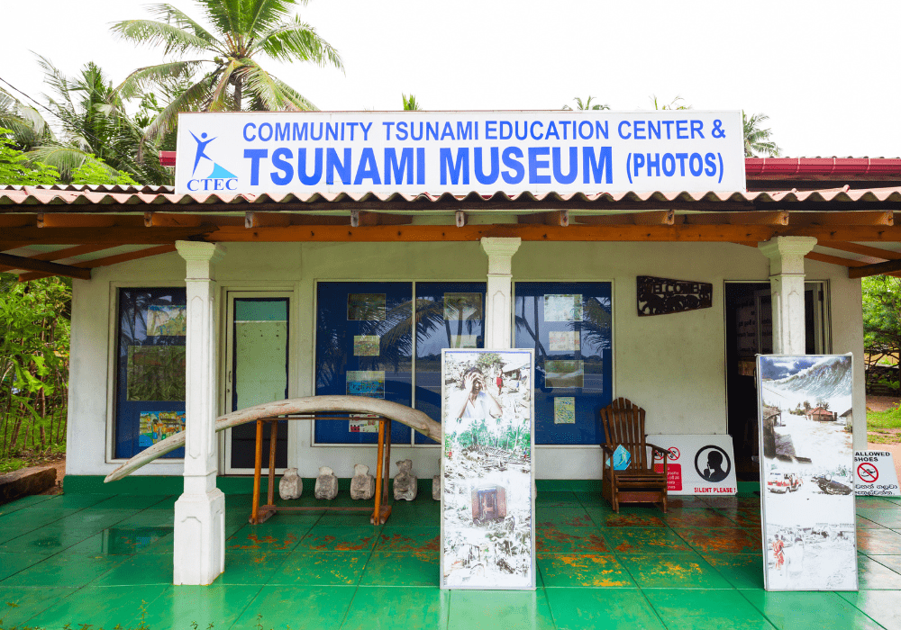 Tsunami Museum in Hikkaduwa, Sri Lanka.