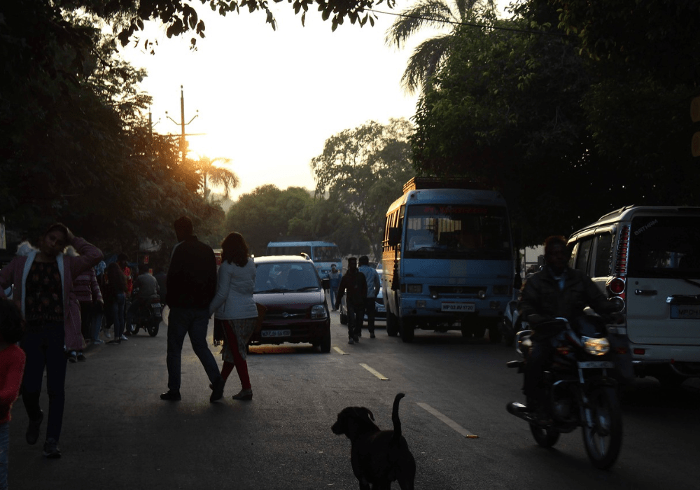 Busy street