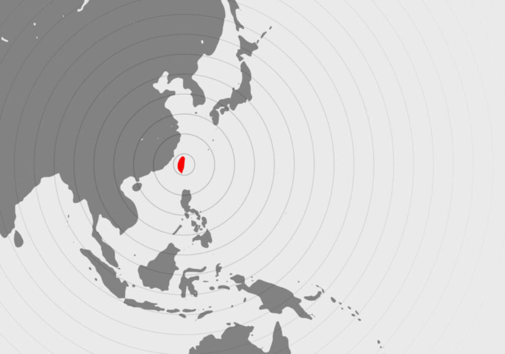 World Map earthquake in taiwan with Earthquake Signal Waves