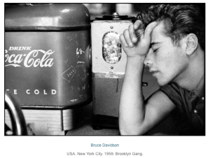 Man at lunch counter