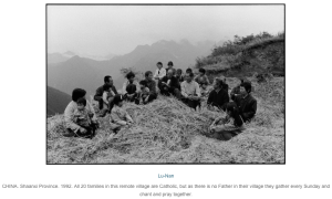 Group of people sitting in a circle