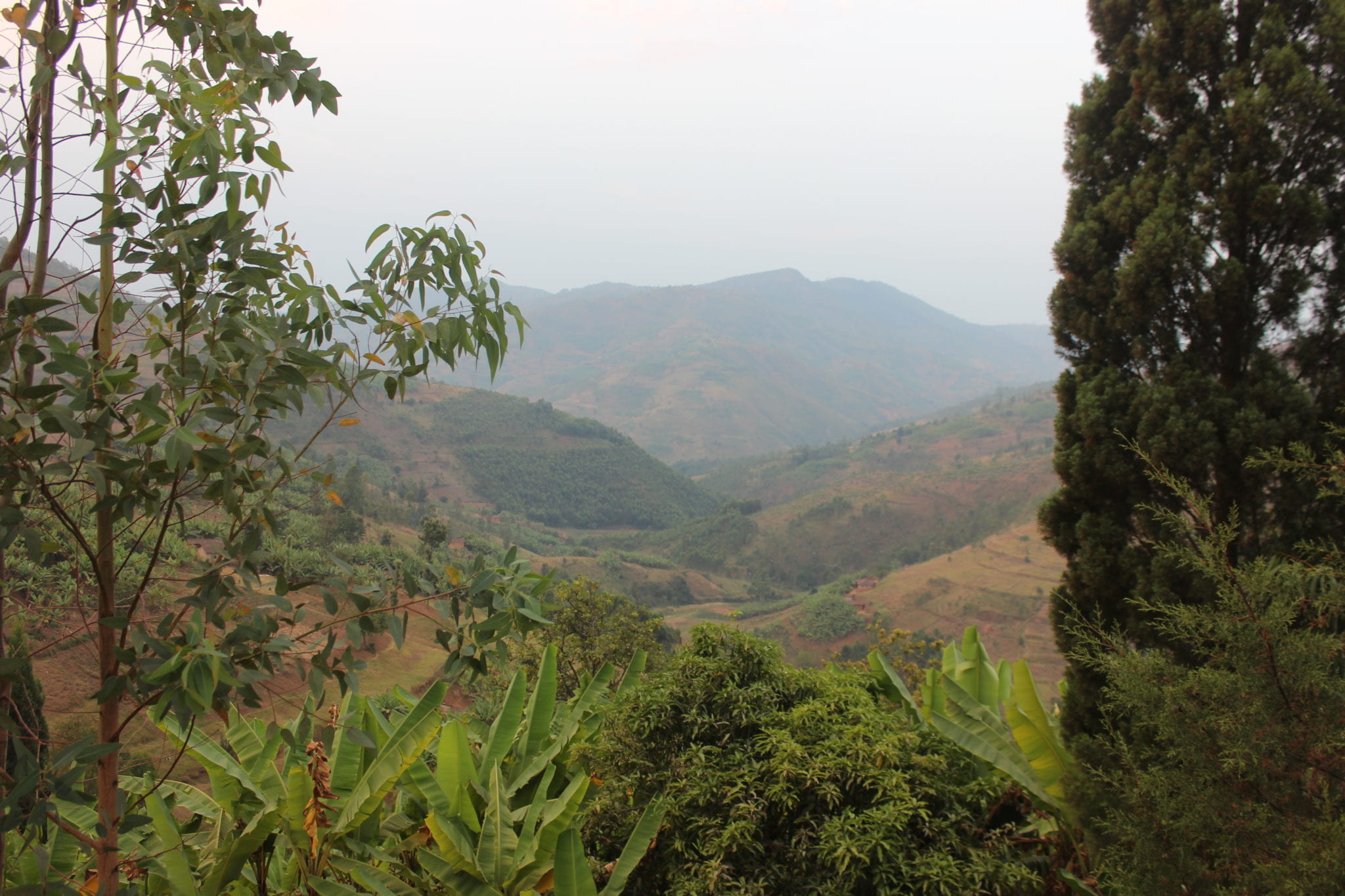 distant view of mountains 