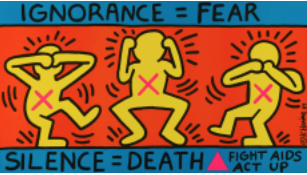 Keith Haring poster art