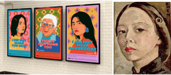 poster paintings of females 