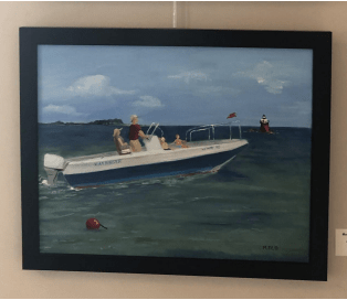 painting boat