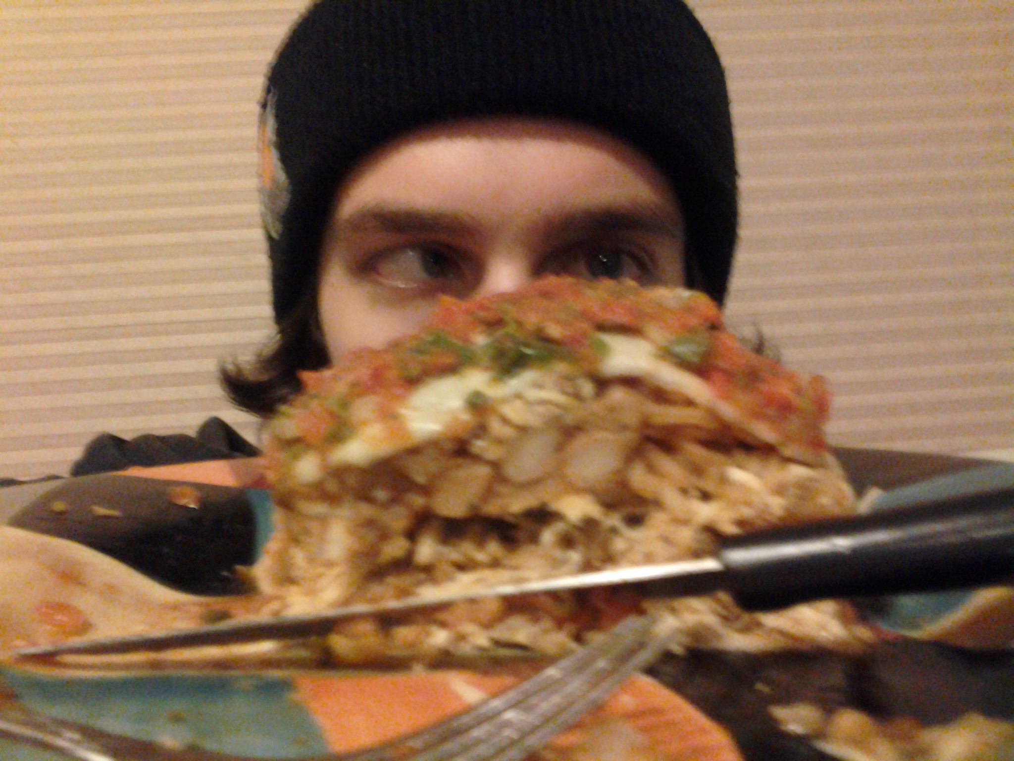 Selfie #18: Burrito face, Casa que Pasa (Jan. 29)